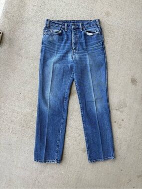 Vintage 80s GWG Jeans Made in Canada Straight Leg Denim 32x31 Workwear